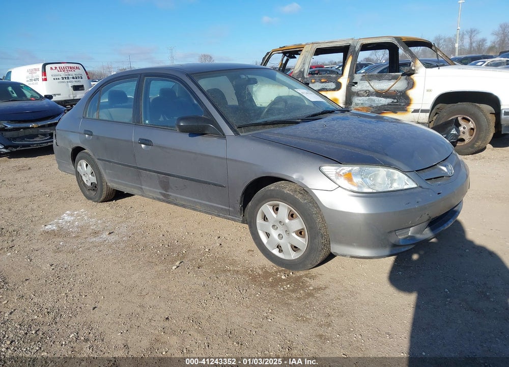 2005 HONDA CIVIC VP VIN: 1HGES16385L005266