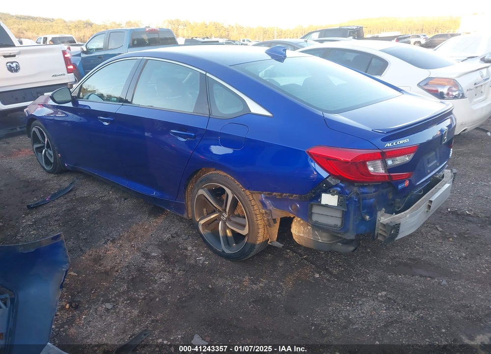 2018 HONDA ACCORD SPORT 2.0T VIN: 1HGCV2F38JA043834