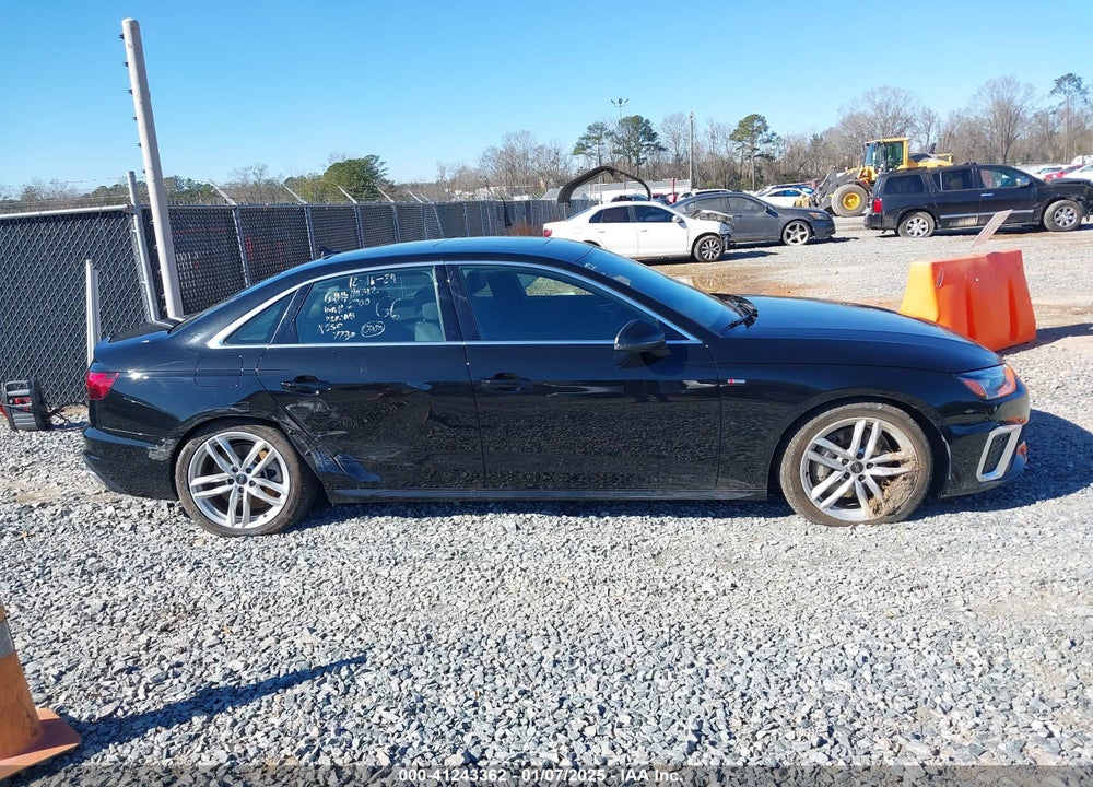 2024 AUDI A4 PREMIUM PLUS 45 TFSI S LINE QUATTRO S TRONIC VIN: WAUEAAF41RN006700
