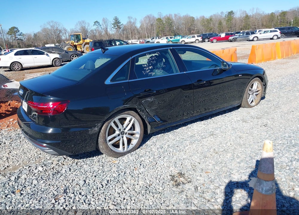 2024 AUDI A4 PREMIUM PLUS 45 TFSI S LINE QUATTRO S TRONIC VIN: WAUEAAF41RN006700
