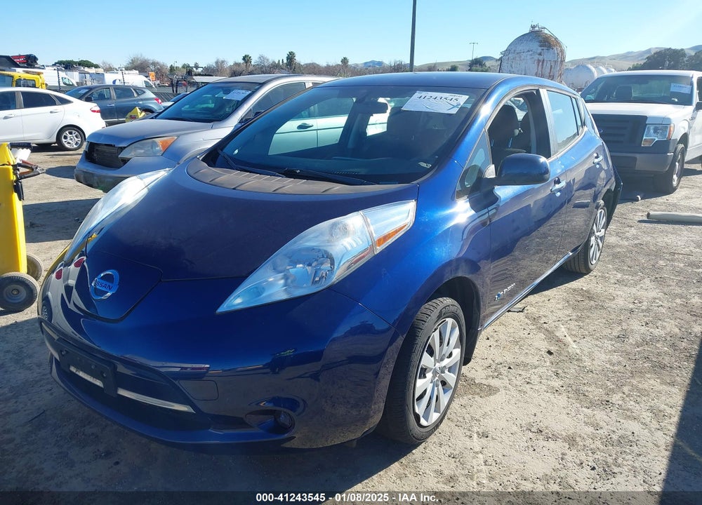 2017 NISSAN LEAF VIN: 1N4BZ0CP2HC307385