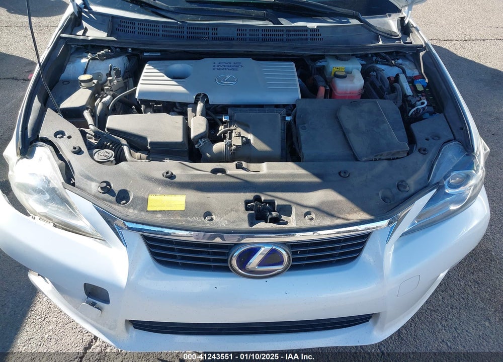 2013 LEXUS CT 200H VIN: JTHKD5BH3D2167619
