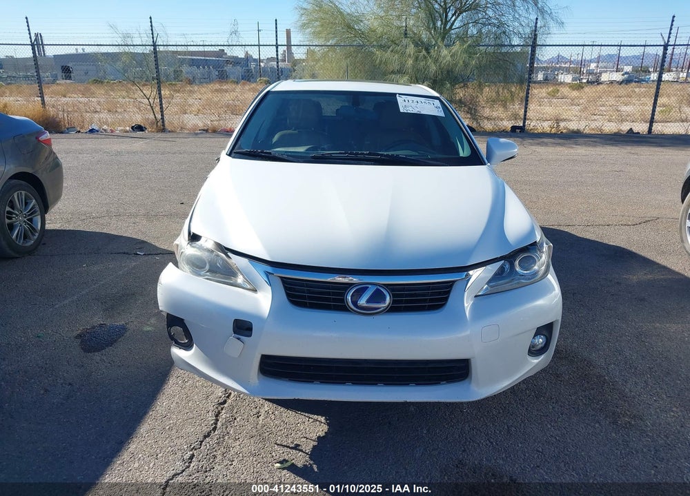 2013 LEXUS CT 200H VIN: JTHKD5BH3D2167619