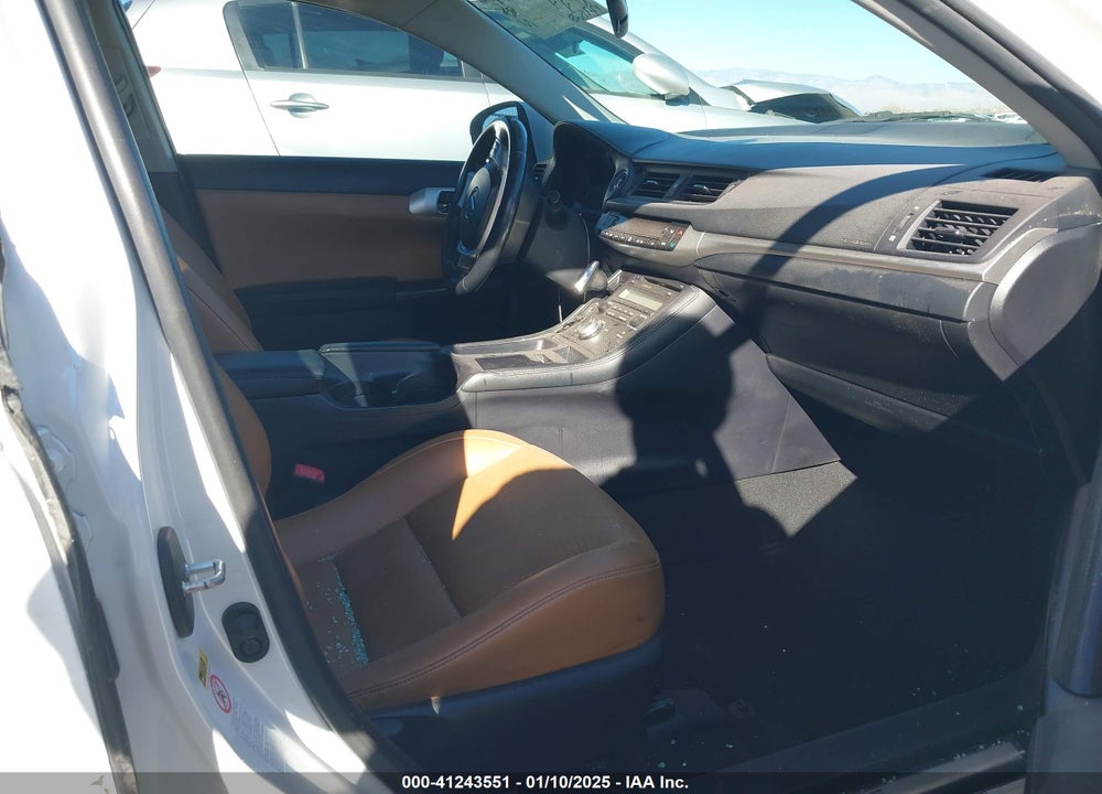 2013 LEXUS CT 200H VIN: JTHKD5BH3D2167619