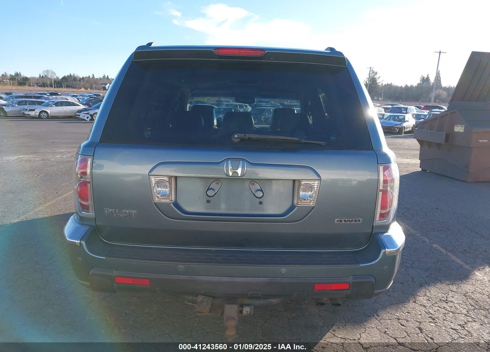 2007 HONDA PILOT EX-L VIN: 2HKYF18697H540993