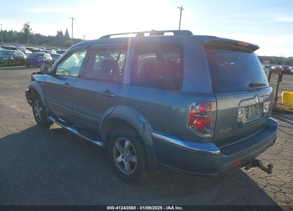2007 HONDA PILOT EX-L VIN: 2HKYF18697H540993