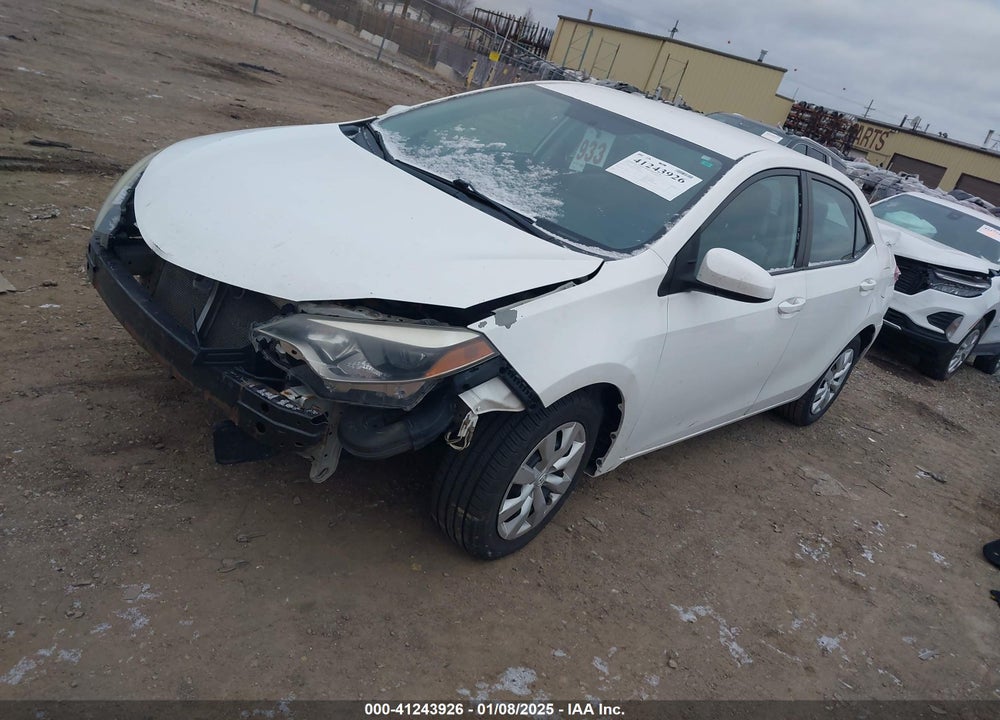2014 TOYOTA COROLLA LE VIN: 5YFBURHEXEP092118