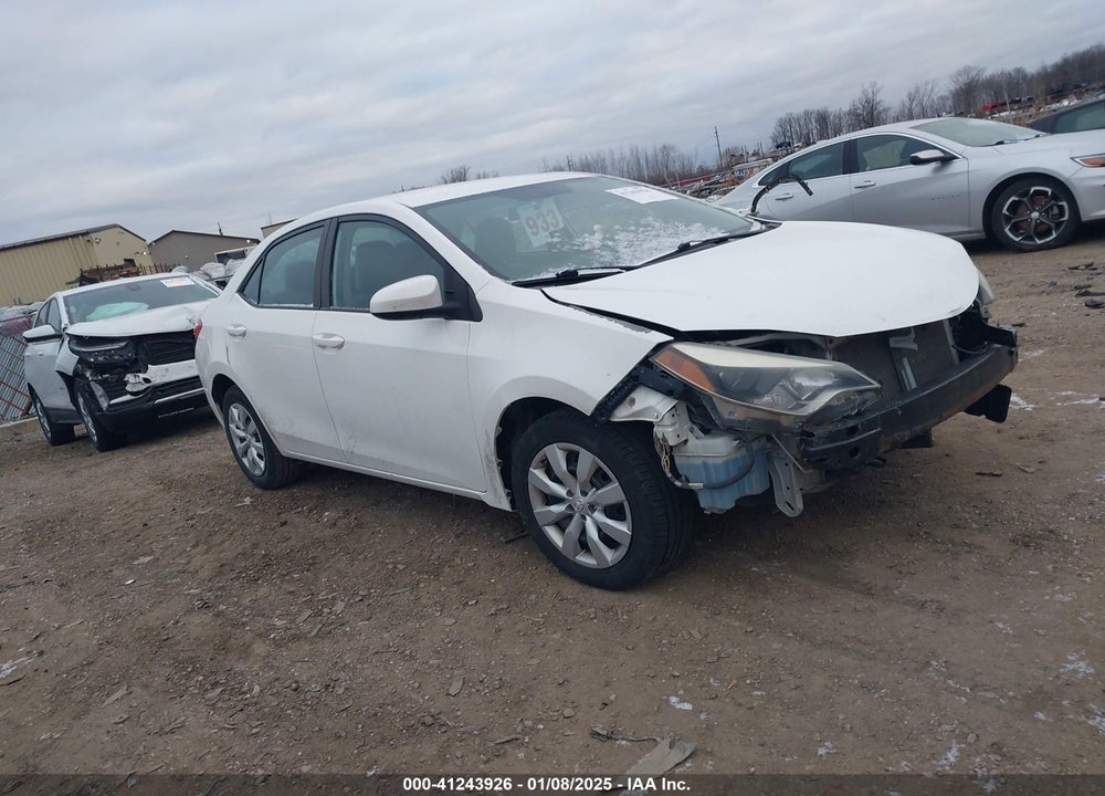 2014 TOYOTA COROLLA LE VIN: 5YFBURHEXEP092118