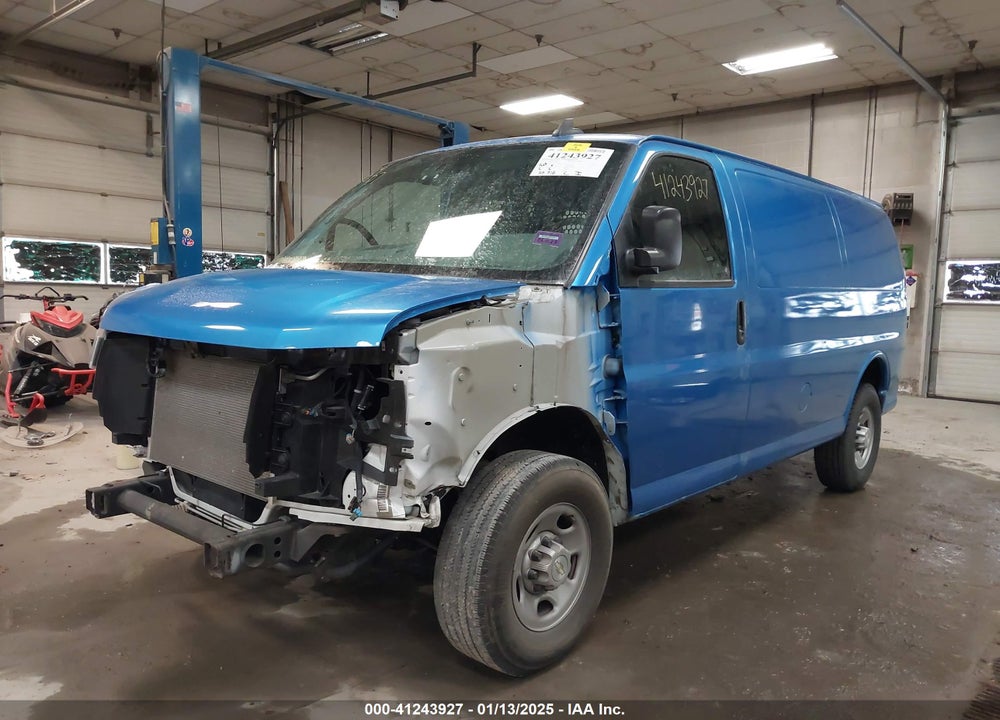 2021 CHEVROLET EXPRESS CARGO RWD 2500 REGULAR WHEELBASE WT VIN: 1GCWGAFP7M1283531