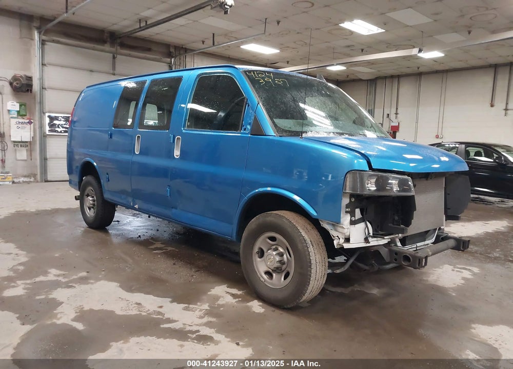 2021 CHEVROLET EXPRESS CARGO RWD 2500 REGULAR WHEELBASE WT VIN: 1GCWGAFP7M1283531