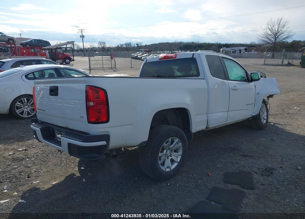2021 CHEVROLET COLORADO 2WD LONG BOX LT VIN: 1GCHSCEA6M1208335