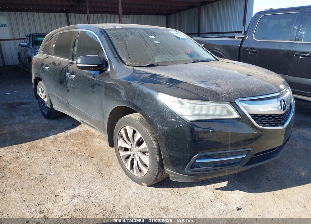 2014 ACURA MDX TECHNOLOGY PACKAGE VIN: 5FRYD4H41EB016723