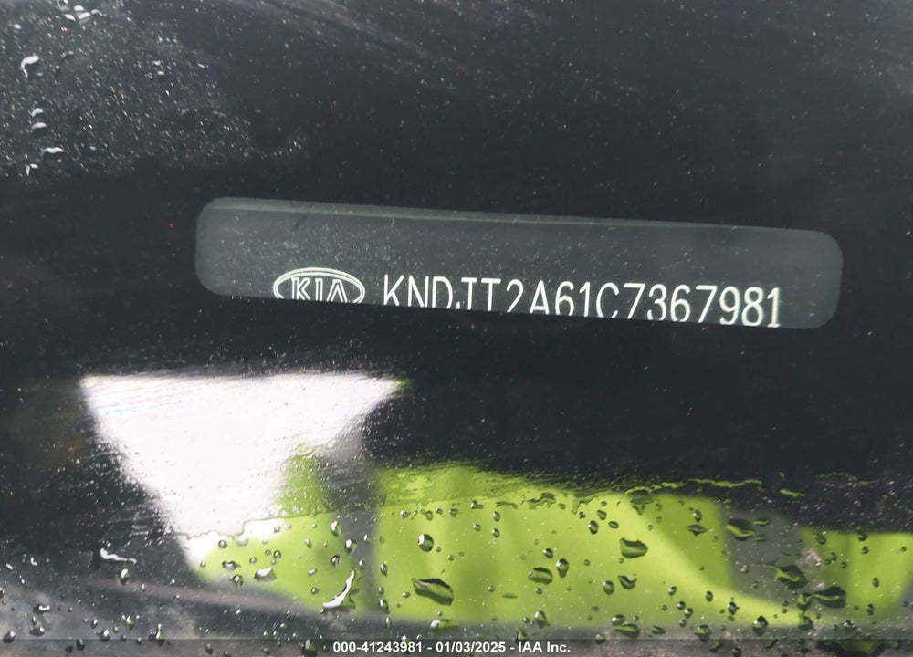 2012 KIA SOUL VIN: KNDJT2A61C7367981
