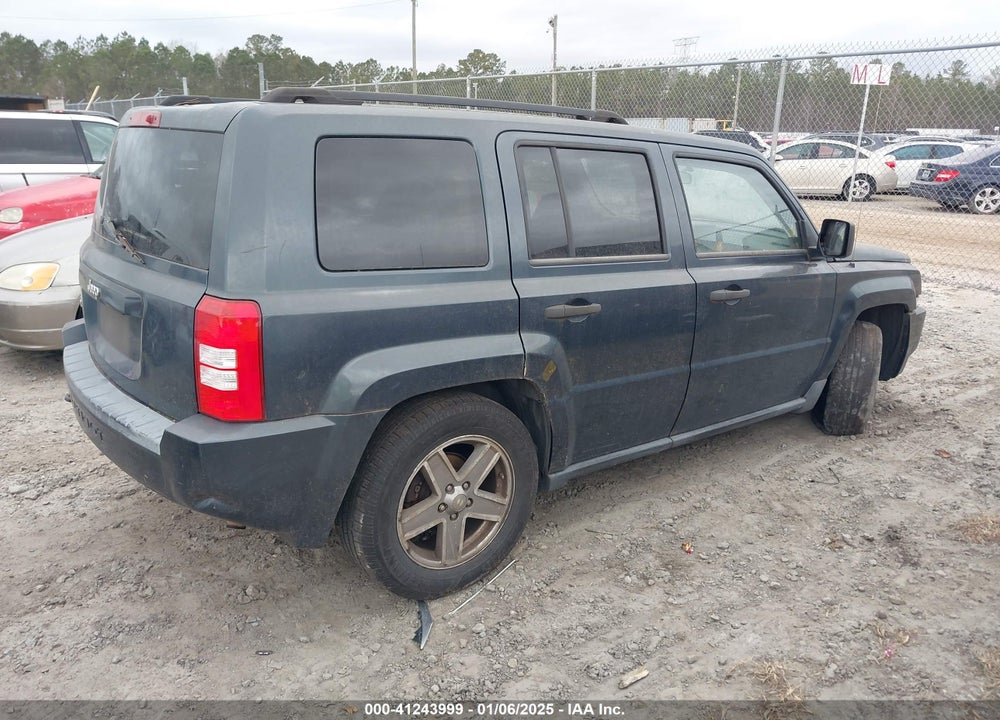 2008 JEEP PATRIOT SPORT VIN: 1J8FF28W98D677574