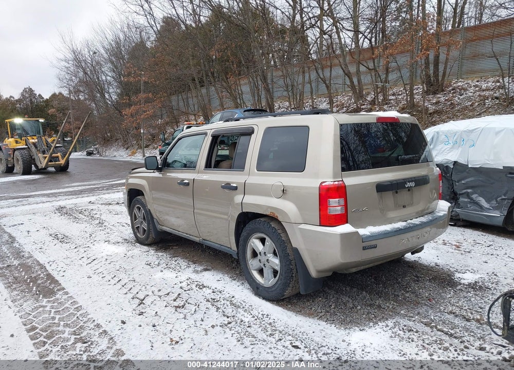 2009 JEEP PATRIOT SPORT VIN: 1J4FF28B99D153311