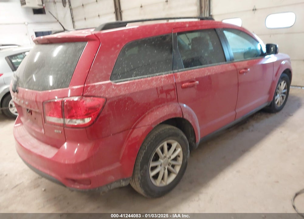 2013 DODGE JOURNEY SXT VIN: 3C4PDDBG0DT507400