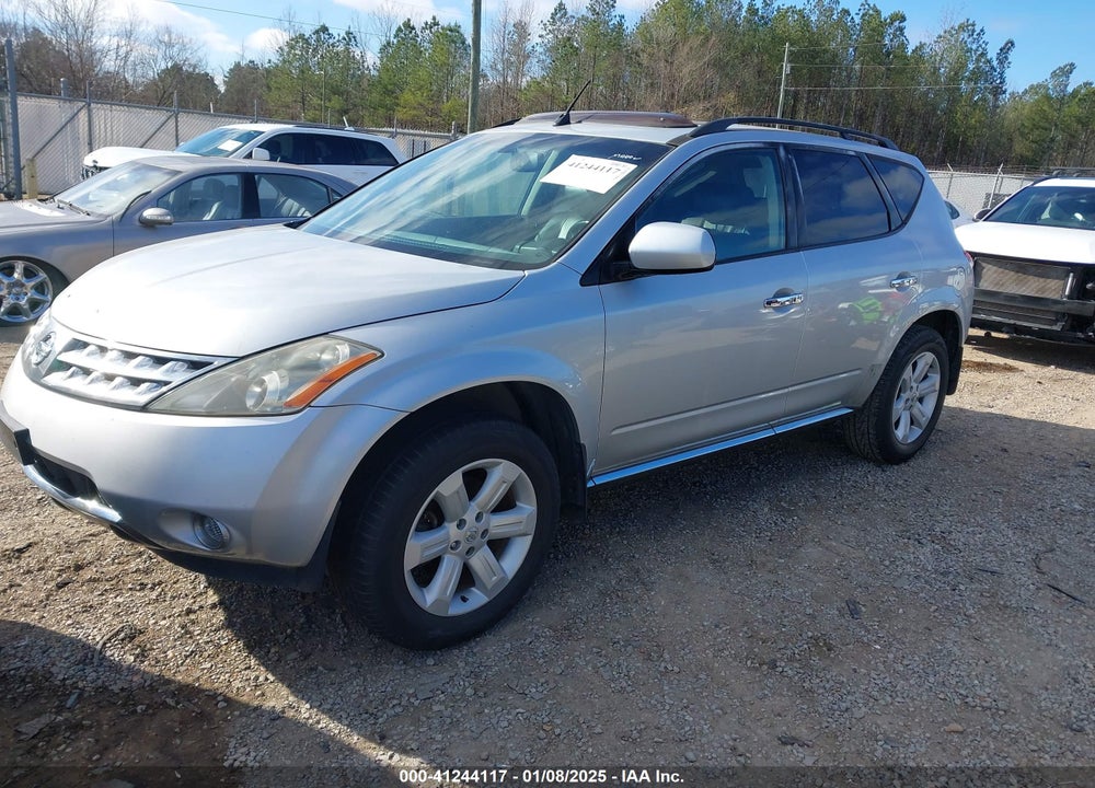 2006 NISSAN MURANO SL VIN: JN8AZ08T06W417329