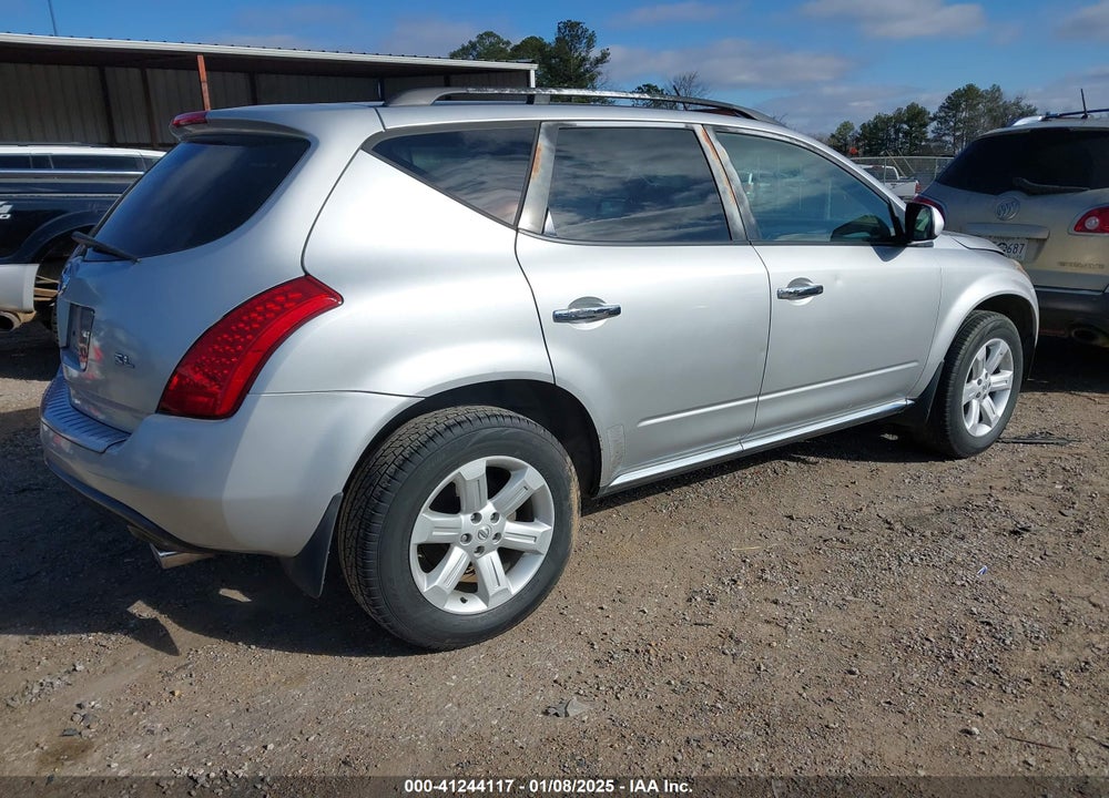2006 NISSAN MURANO SL VIN: JN8AZ08T06W417329