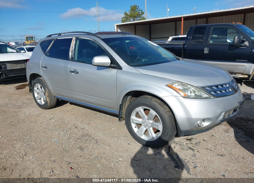 2006 NISSAN MURANO SL VIN: JN8AZ08T06W417329