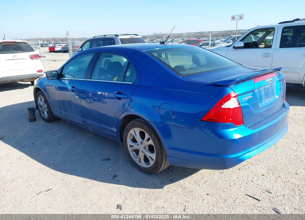 2012 FORD FUSION SE VIN: 3FAHP0HA8CR130260