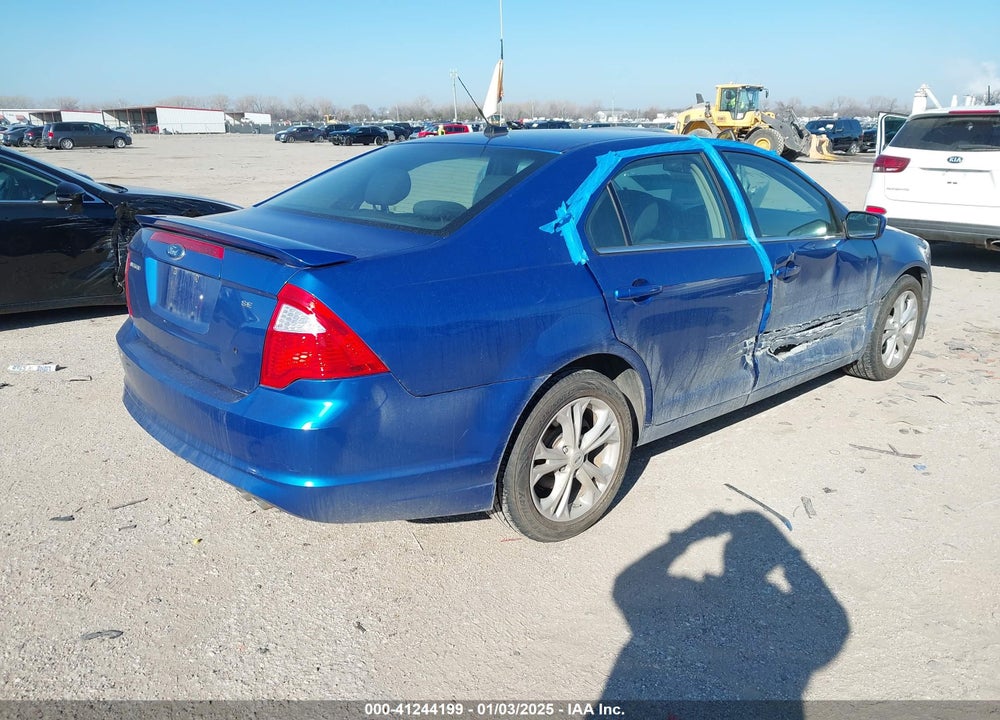 2012 FORD FUSION SE VIN: 3FAHP0HA8CR130260