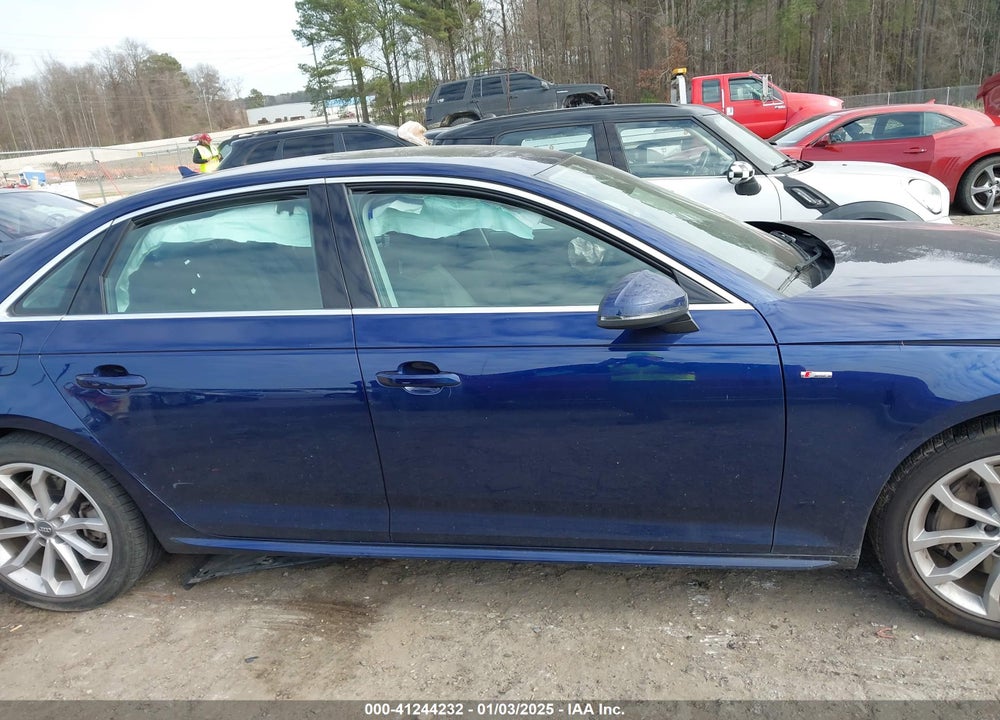 2019 AUDI A4 45 PREMIUM VIN: WAUENAF45KN002515