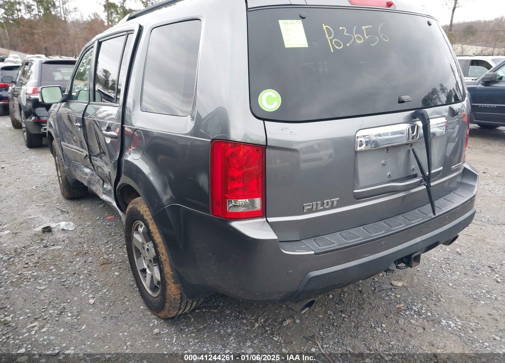 2009 HONDA PILOT TOURING VIN: 5FNYF38829B023601