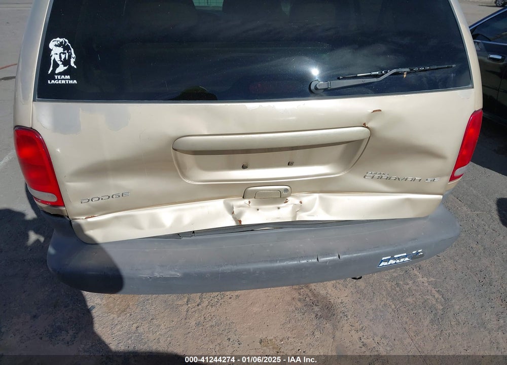 1999 DODGE GRAND CARAVAN SE VIN: 1B4GP44RXXB802528