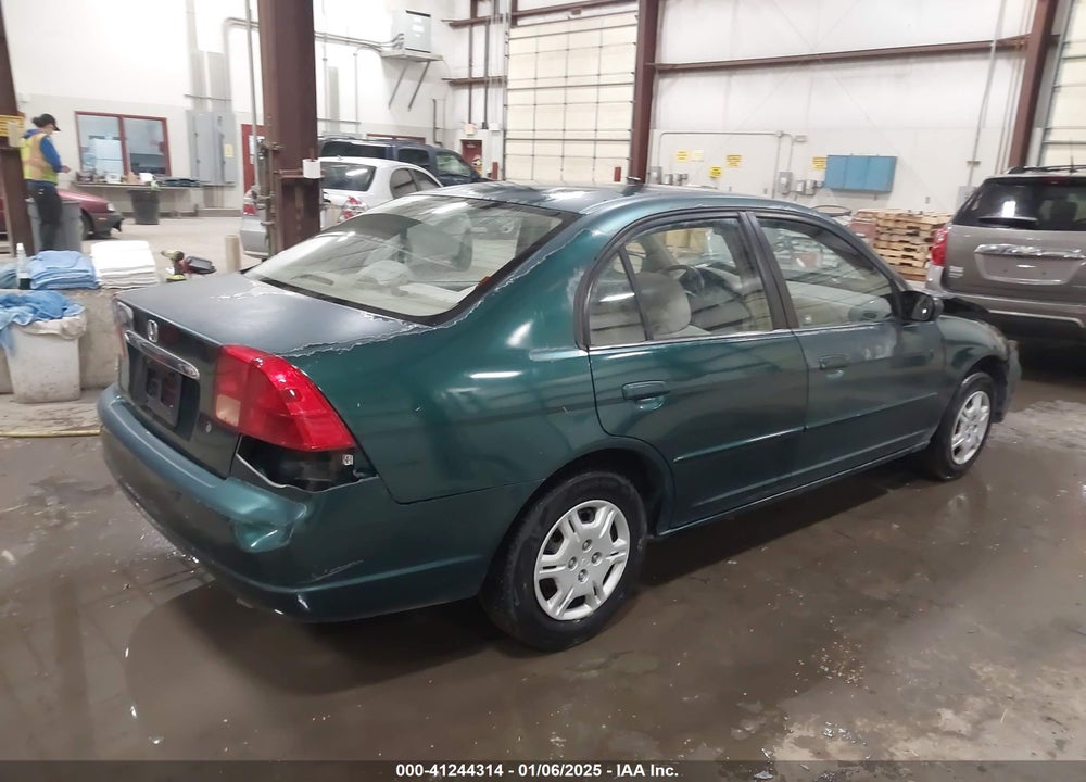 2002 HONDA CIVIC LX VIN: 2HGES15552H551051