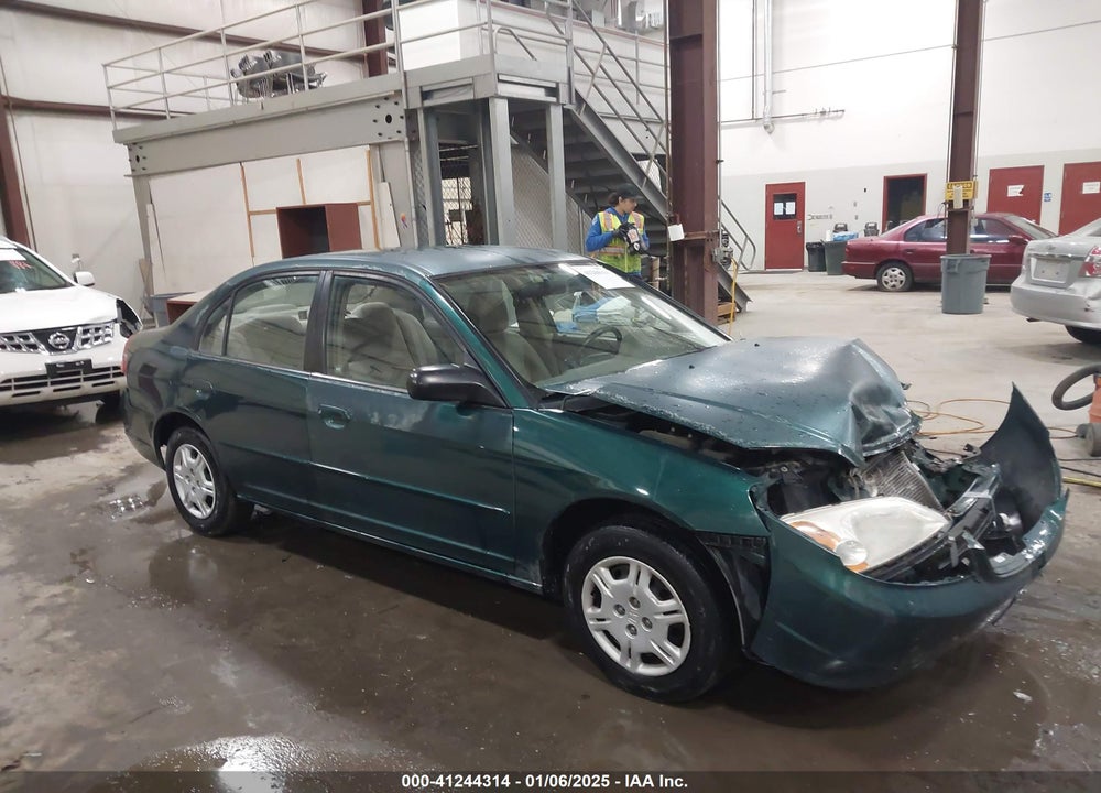 2002 HONDA CIVIC LX VIN: 2HGES15552H551051