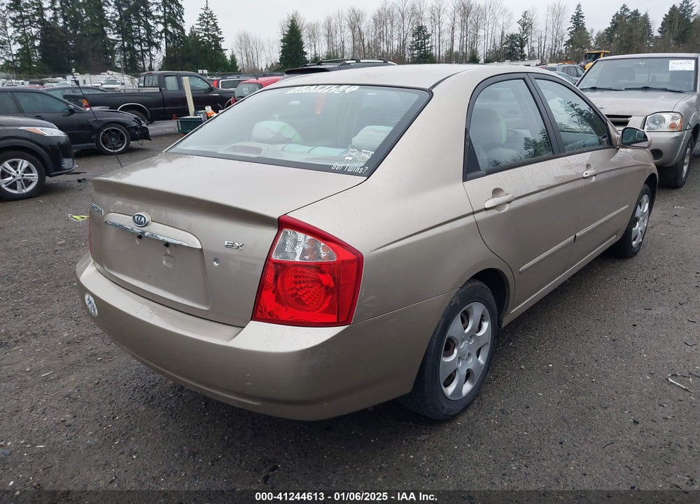 2004 KIA SPECTRA EX/LX VIN: KNAFE121445047190