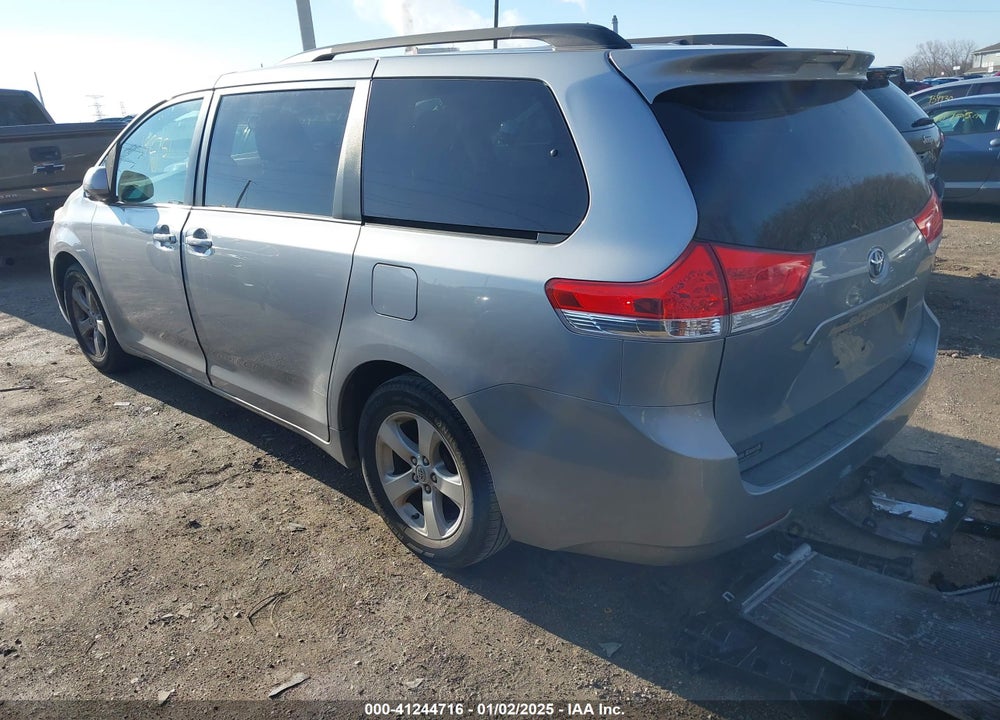 2012 TOYOTA SIENNA LE V6 8 PASSENGER VIN: 5TDKK3DC7CS235599