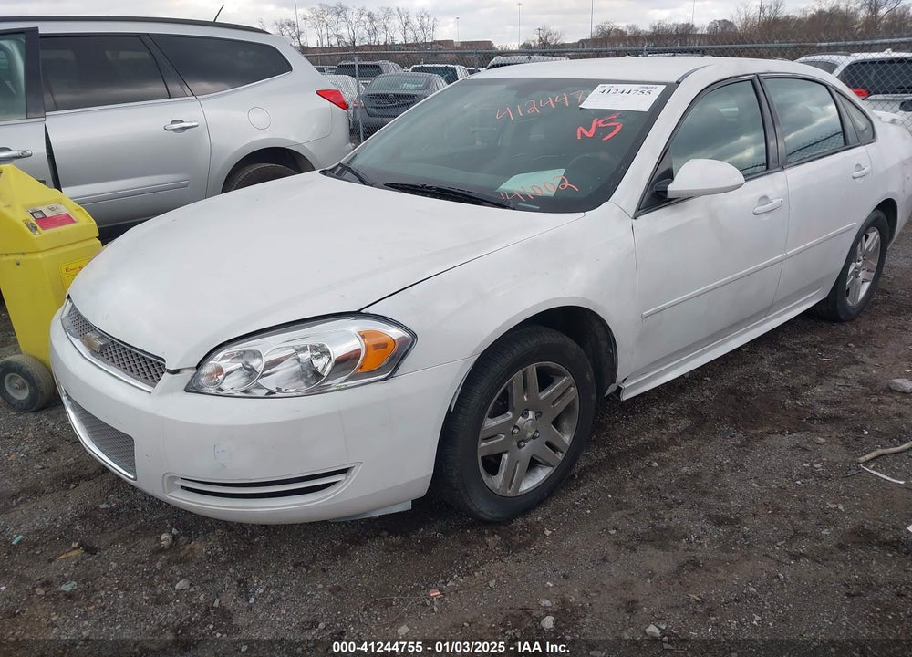 2013 CHEVROLET IMPALA LT VIN: 2G1WB5E36D1141002