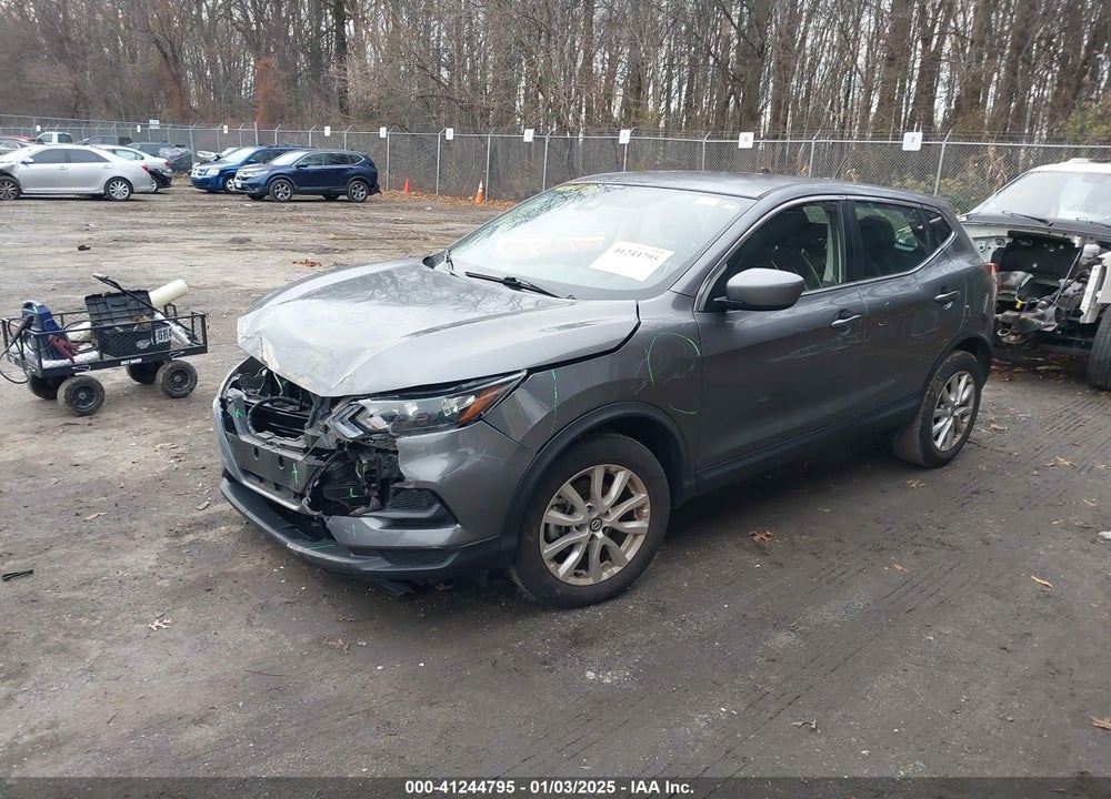 2022 NISSAN ROGUE SPORT S FWD XTRONIC CVT VIN: JN1BJ1AV7NW344518