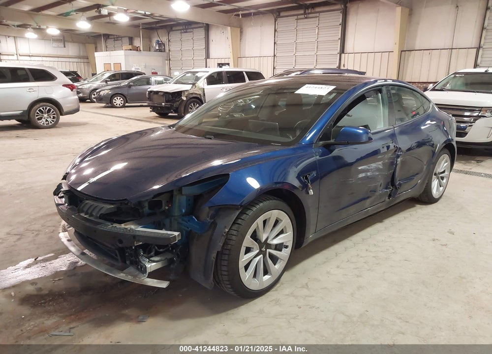 2021 TESLA MODEL 3 LONG RANGE DUAL MOTOR ALL-WHEEL DRIVE VIN: 5YJ3E1EB3MF927323