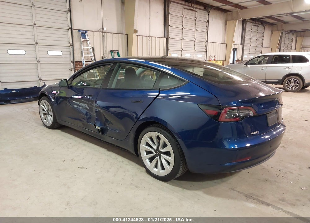 2021 TESLA MODEL 3 LONG RANGE DUAL MOTOR ALL-WHEEL DRIVE VIN: 5YJ3E1EB3MF927323