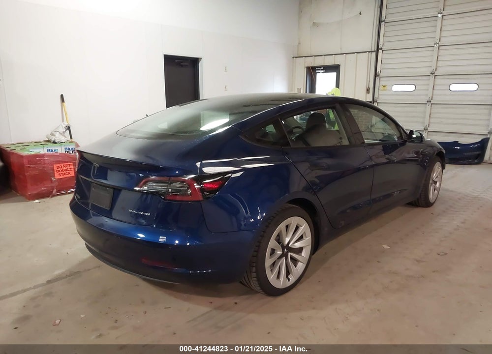 2021 TESLA MODEL 3 LONG RANGE DUAL MOTOR ALL-WHEEL DRIVE VIN: 5YJ3E1EB3MF927323