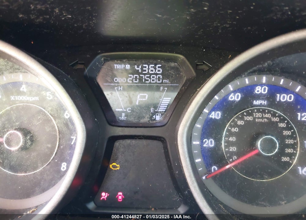 2012 HYUNDAI ELANTRA VIN: KMHDH4AE0CU232716