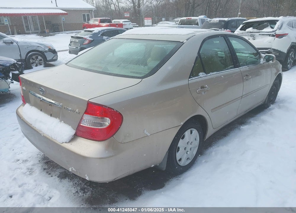 2002 TOYOTA CAMRY LE VIN: 4T1BE32K92U598509