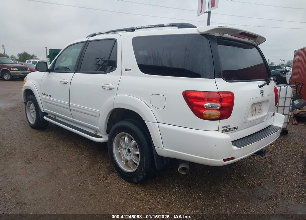 2002 TOYOTA SEQUOIA SR5 VIN: 5TDZT34A52S126650