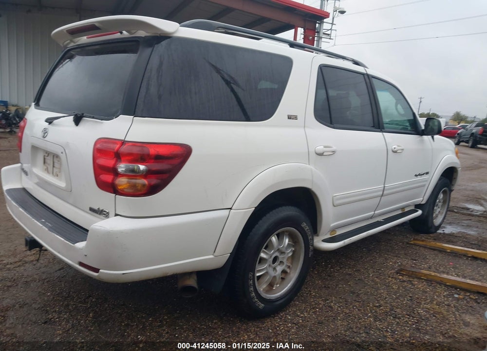 2002 TOYOTA SEQUOIA SR5 VIN: 5TDZT34A52S126650