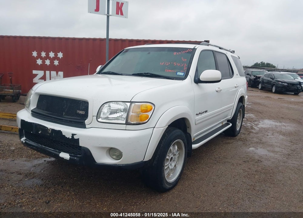 2002 TOYOTA SEQUOIA SR5 VIN: 5TDZT34A52S126650