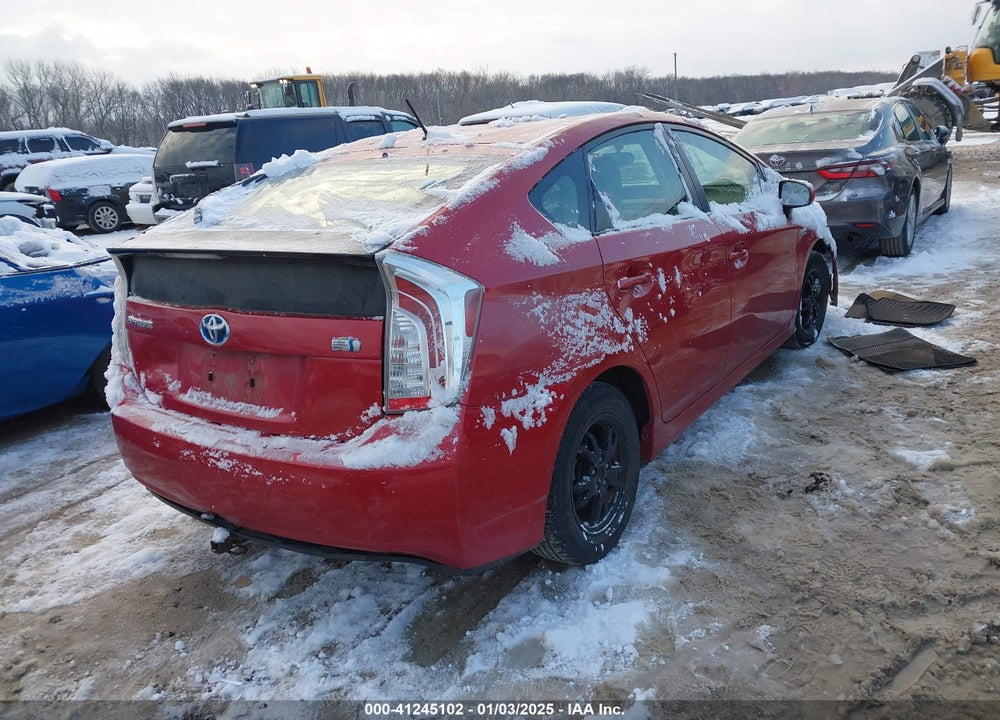 2012 TOYOTA PRIUS TWO VIN: JTDKN3DU6C1520419