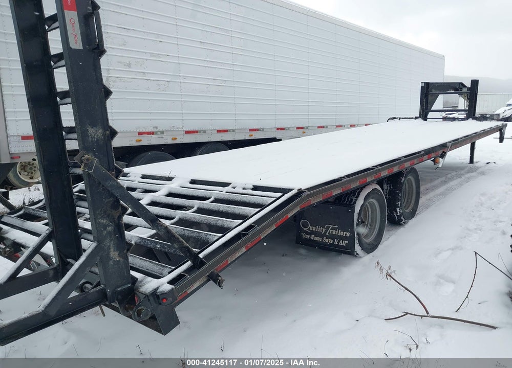 2024 QUALITY 30' GOOSENECK FLATBED VIN: 7RA2H302XRS001805