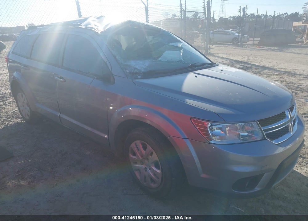 2019 DODGE JOURNEY SE VIN: 3C4PDCBB7KT747216