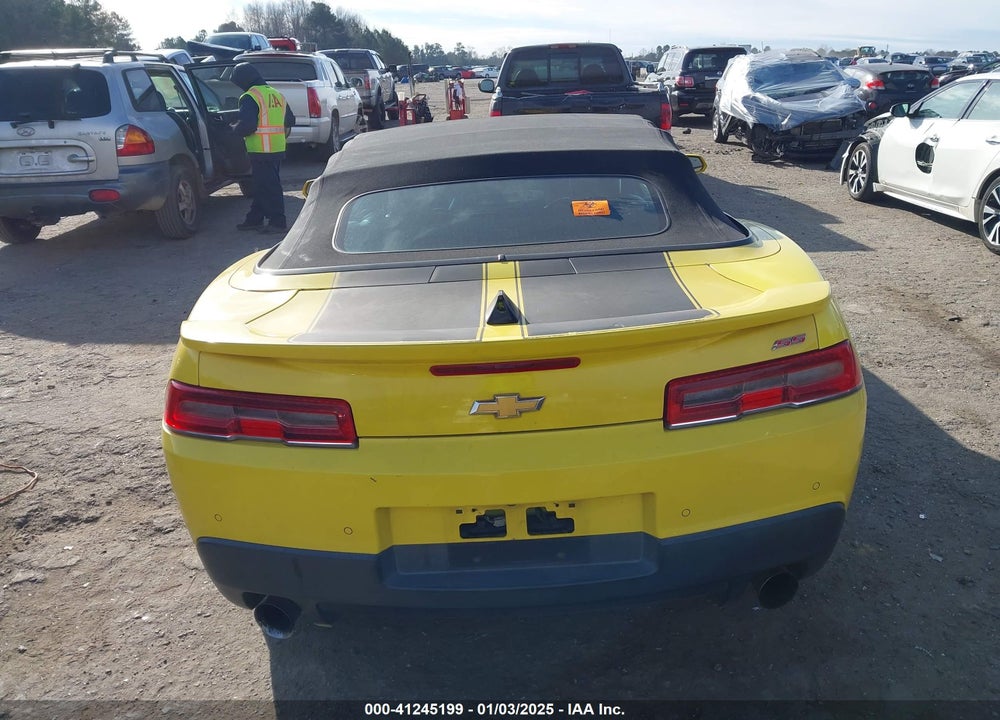 2015 CHEVROLET CAMARO VIN: 2G1FK3DJ6F9145723