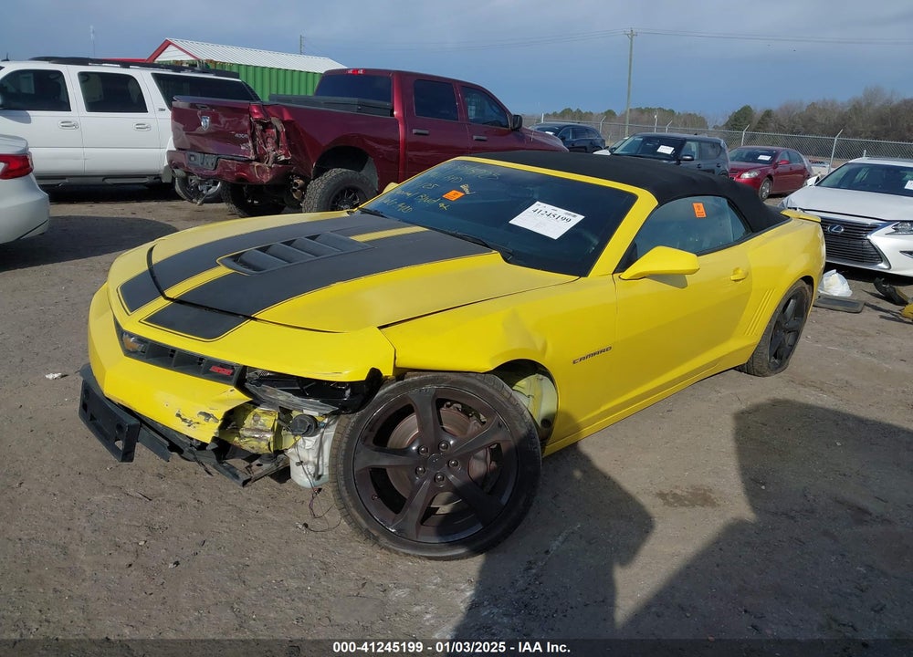 2015 CHEVROLET CAMARO VIN: 2G1FK3DJ6F9145723