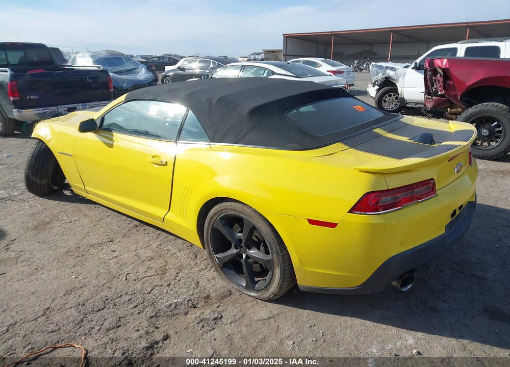 2015 CHEVROLET CAMARO VIN: 2G1FK3DJ6F9145723