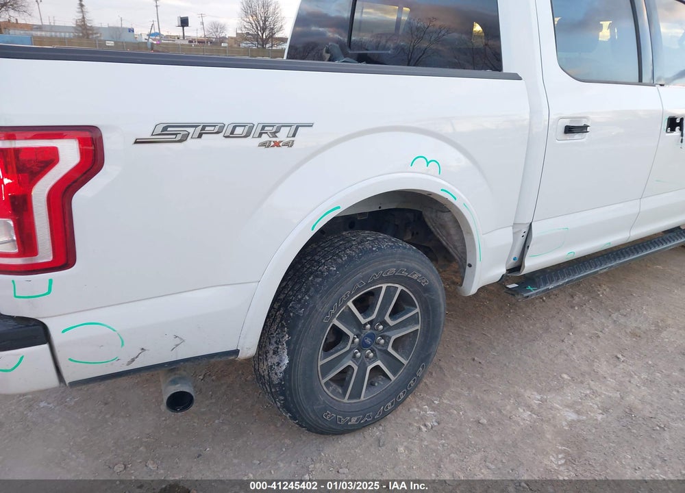 2016 FORD F-150 VIN: 1FTEW1EP8GFD24434