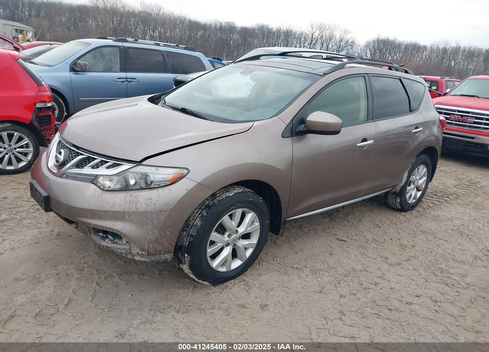 2013 NISSAN MURANO SL VIN: JN8AZ1MU7DW203584